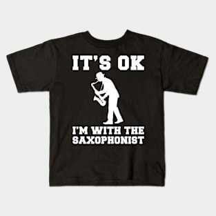 Soulful Serenade: It's OK, I'm Jazzing Along! Kids T-Shirt